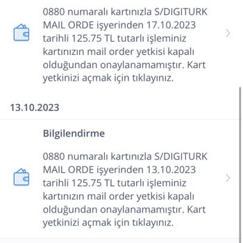 Digiturk Mail Order İle Para Çekme Çabası