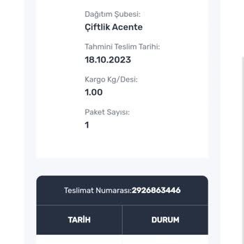 Sürat Kargo Kargom Dağıtımı Çıkarılmıyor