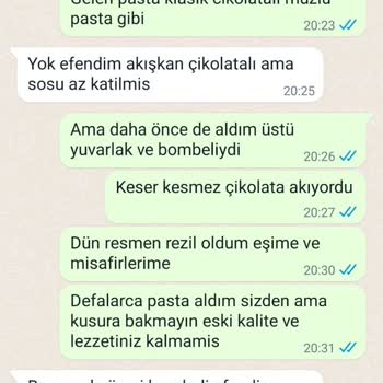 Adana Pasta Canavarı Hatalı Ürün
