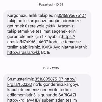 Aras Kargo ''kargoyu Kabul Etmedin'' Yalanını Söylüyor