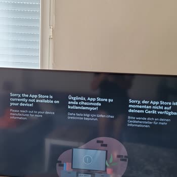 Vestel Smart TV App Store Problem