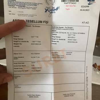 H&M Online İadesi Gerçekleşmeyen Ürün 54862396661 Numaralı Sipariş