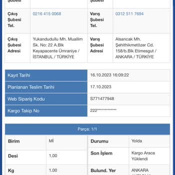 Sürat Kargo Bilgisayarım İçin Aldığım SSD Hala Getiremedi