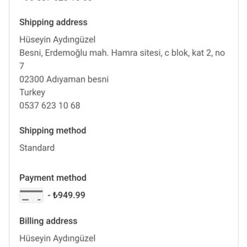 Arwen Watch Para İadesi İstiyorum