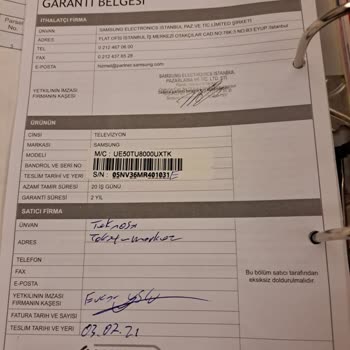 Samsung Tu8000 Televizyon Panel Sorunu Aman Dikkat!