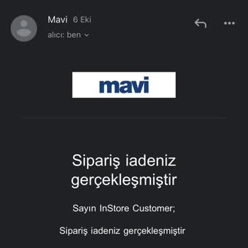 Mavi Bahariye Şubesi Para İadesi Yapmıyor