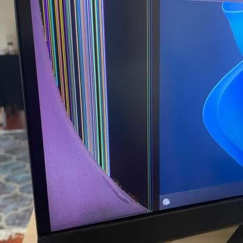 PTT Kargo Monitör LCD Kırığı