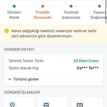 Trendyol Express Kargomun Teslim Edilmemesi