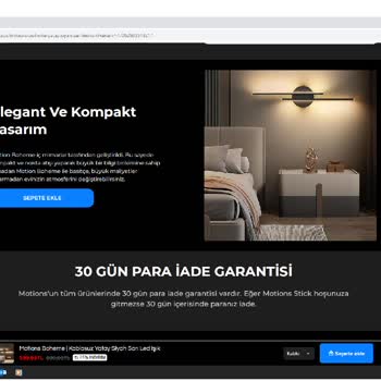 Motions Ev Aydınlatmaları Sözleşme Uyanıklığı