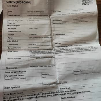 Huawei Gt 2 Pro Aklı Saat Değişim Talebim