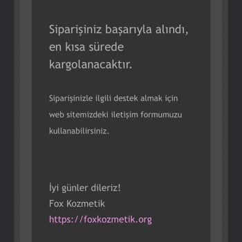 Fox Kozmetik Sahte Ürün Satışı