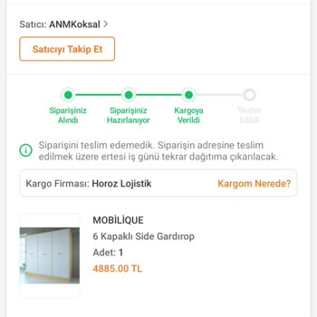 Horoz Lojistik Kargo Teslim Edilemedi Sorunu