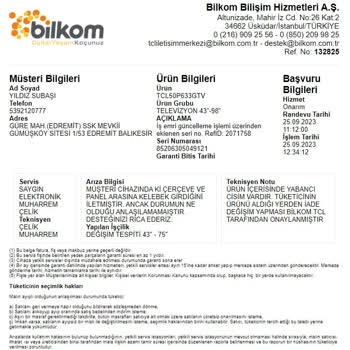 BİM. A. Ş. Kusurlu Ürün Değişimini Servis Raporuna Rağmen Yapmıyor!