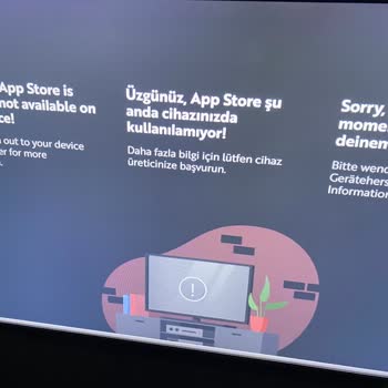 Vestel TV App Store Hatası