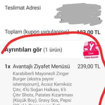 Yemeksepeti Yanlış Gönderilen Yemek Siparişi Fiyaskosu