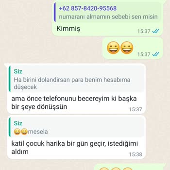 WhatsApp'ta İşletme Hesabı Üzerinden Tehdit Edildim