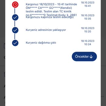 Aras Kargo Kuryenin Teslim Etmediği Ürünü Teslim Etmiş Göstermesi