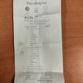 Yemek Sepeti'nden Sipariş