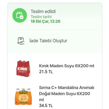 Hepsiburada Market Premium/Migros Hemen Siparişim Teslim Edilmedi