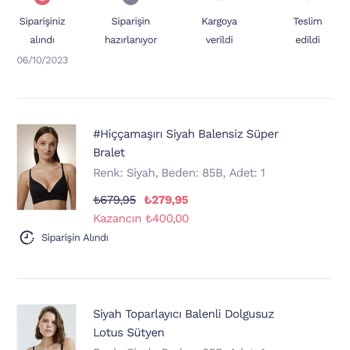Penti İndirim Siparişlerini İptali