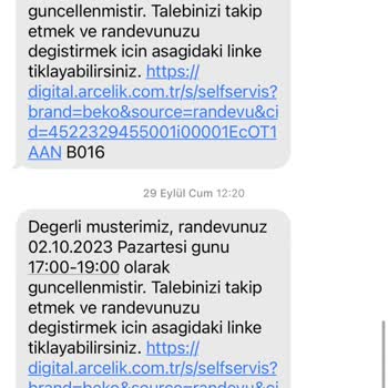 Beko Yetkili Servis Hizmeti Şikayeti