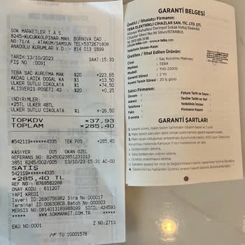 Şok Marketler Teba Marka Saç Kurutma Makinesi