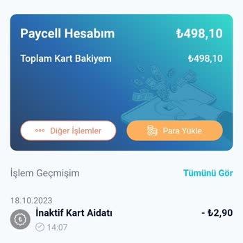 Kullanamadığımız Paycell Haksız Yere Aidat Kesintisi Yapıyor