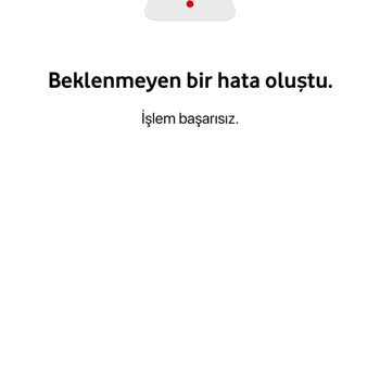 Vodafone İnternet Paketi Alamıyorum