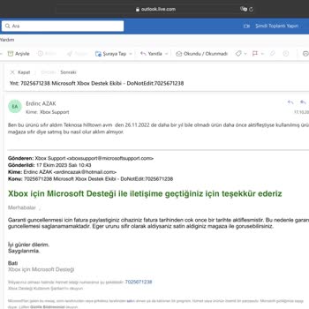 Teknosa Bana Sıfır Ürün Diye İkinci El Ürün Satmış
