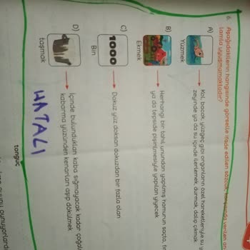 Tonguç Yayınları Yanlış Şıklar