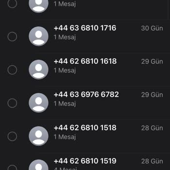 Vodafone +44lü Numaralardan Sürekli Rahatsız Edici Bahis SMS'leri