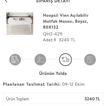 Vivense Ürün Teslim Edilmedi