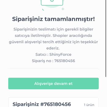 Shiny Force Kargo Hala Gönderilmedi