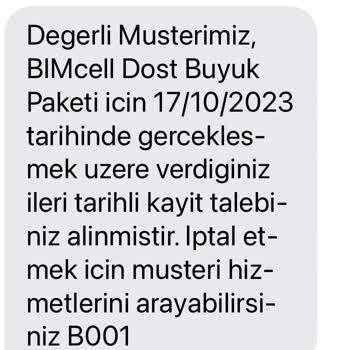 Bimcell Müşteri Hizmeti Çalışanı Beni Mağdur Etti