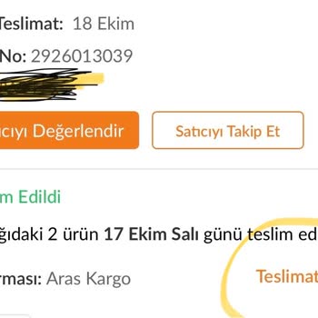 Aras Kargo Teslim Edilmeyen Kargo