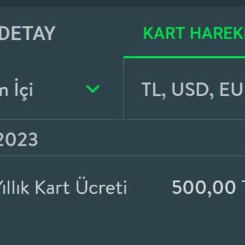 TEB Bankası Yıllık Kart Aidat