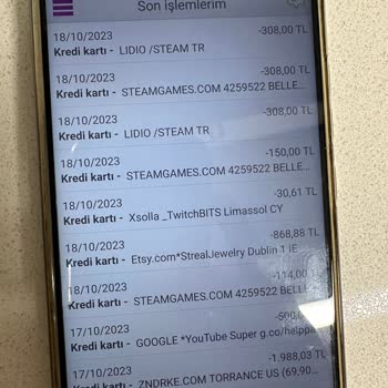 Steam Kredi Kartımdan Haksız Kesinti Yapıldı