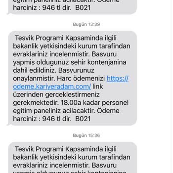 Teşvik Programı Paramın İadesini İstiyorum