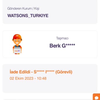 Watsons Para İadesi
