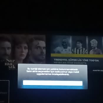 TOD Tv Todd Bu İçeriği İzlemek İçin Yetkiniz Yok