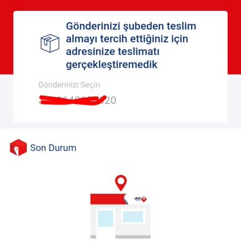 Aras Kargo Ürünü Adresime Getirmiyor
