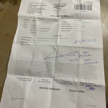 Teknosa'nın Vasat Müşteri Hizmetleri