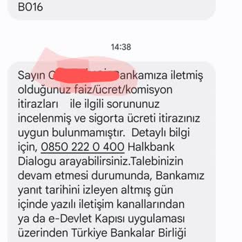 Halkbank TOKİ Konut Sigortasının İptal Edilmesini İstiyorum