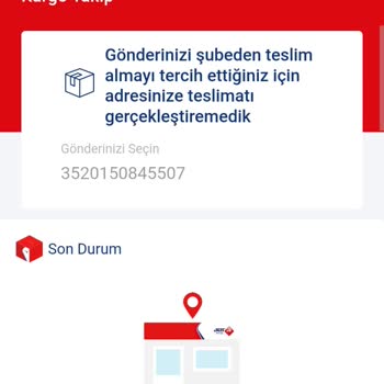 Aras Kargo Tersane Şubesi Kargo Teslim Etmemesi