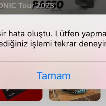 Passolig Passo Uygulama Hata Oluştu Hatası