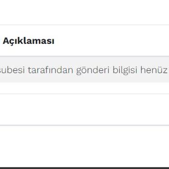 Kumtel'in Sevk Ettim Dediğini Kargonun Bilgisini Girmemesi