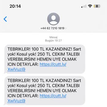 Betorspin Reklam Boyutlarını Aşan SMS Bombardımanı