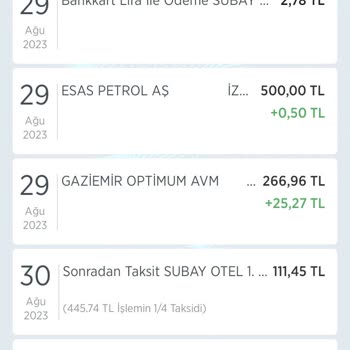 Ziraat Bankası Bankkart Lira Ödenmedi