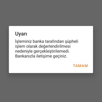 Akbank Kredi Kartı İşlem Reddi