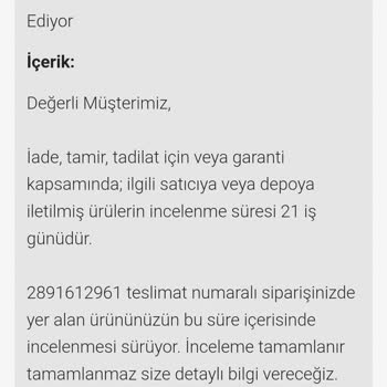 Trendyol Sattığı (Xiaomi S10T) Arızalı Ürünün Arkasında Durmuyor.